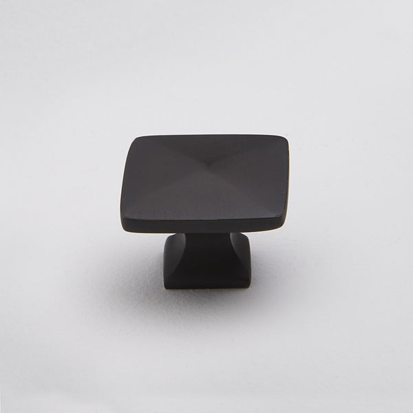 Bronte Knob - Blackest Black:Blackest Black:Hepburn Hardware