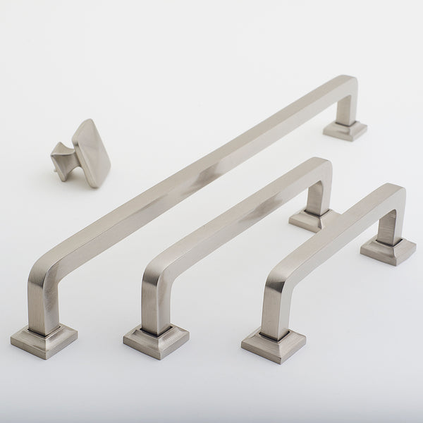 Bronte Handle - Satin Nickel:Hepburn Hardware