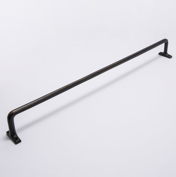 Henley 600mm Rail - Scorched Black:Hepburn Hardware