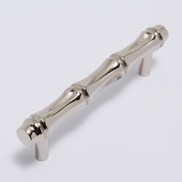 Bamboo Handle - Polished Nickel:Polished Nickel:Hepburn Hardware