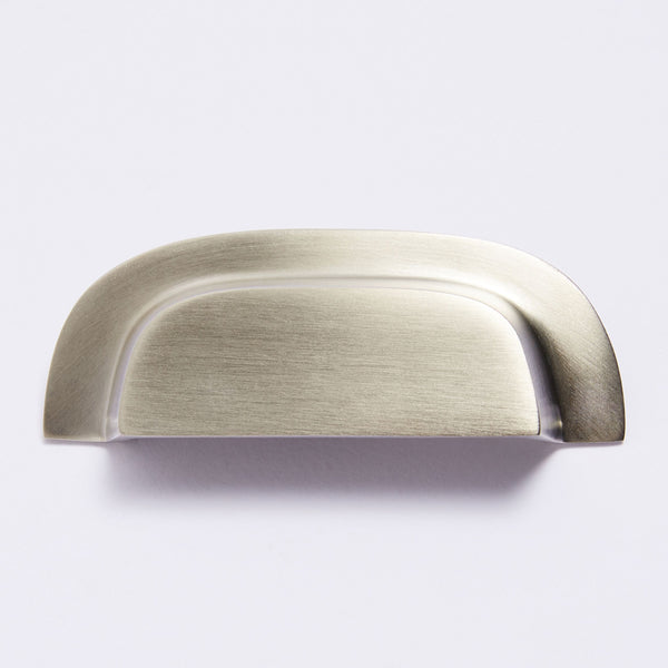 Highland Cup Pull - Satin Nickel:Hepburn Hardware