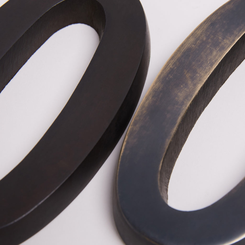 Small House Numbers - Scorched Black:Hepburn Hardware