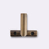 PRE-ORDER Henley Hook - Acid Washed Brass:Hepburn Hardware