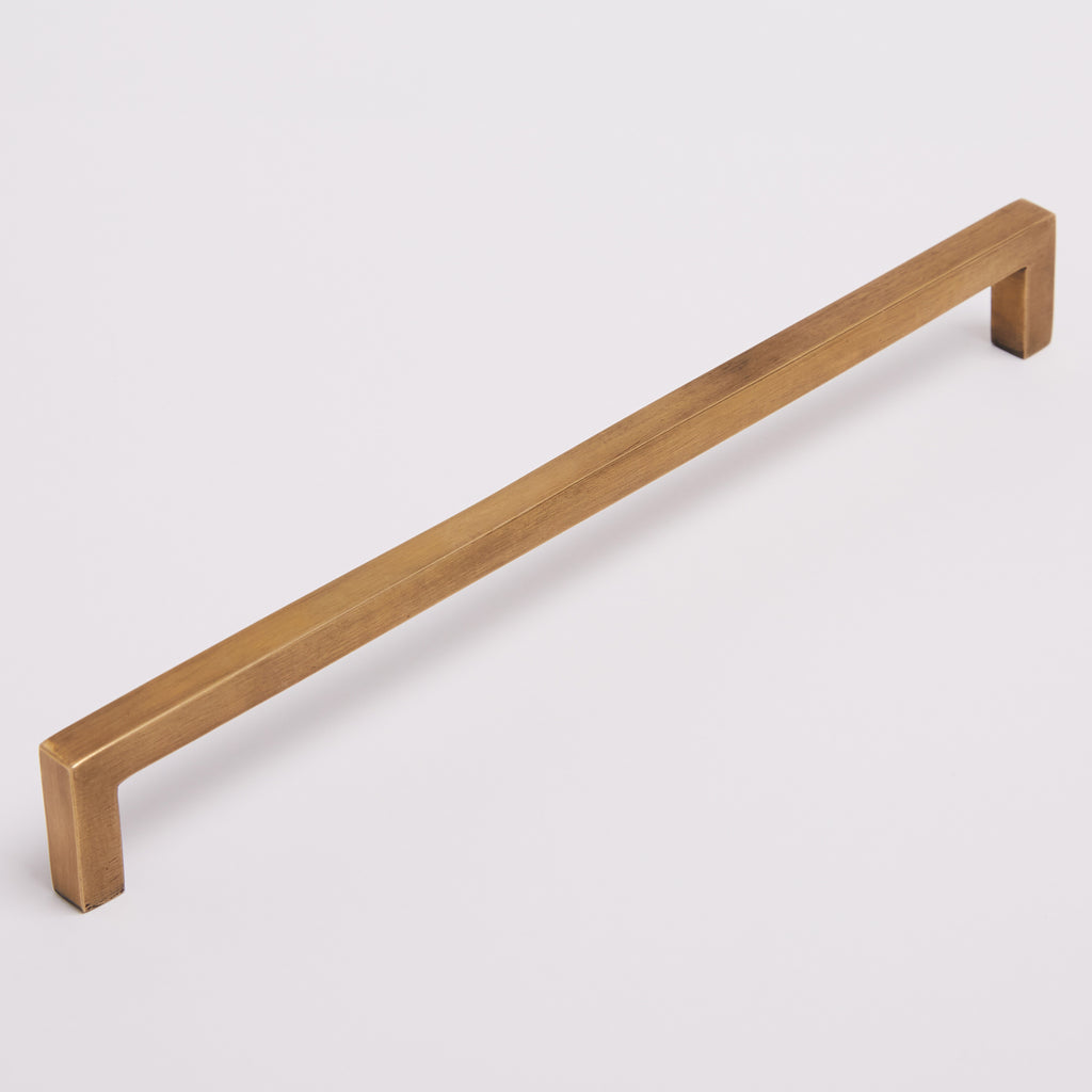 Ascot Handle - Acid Washed Brass:267mm:Hepburn Hardware