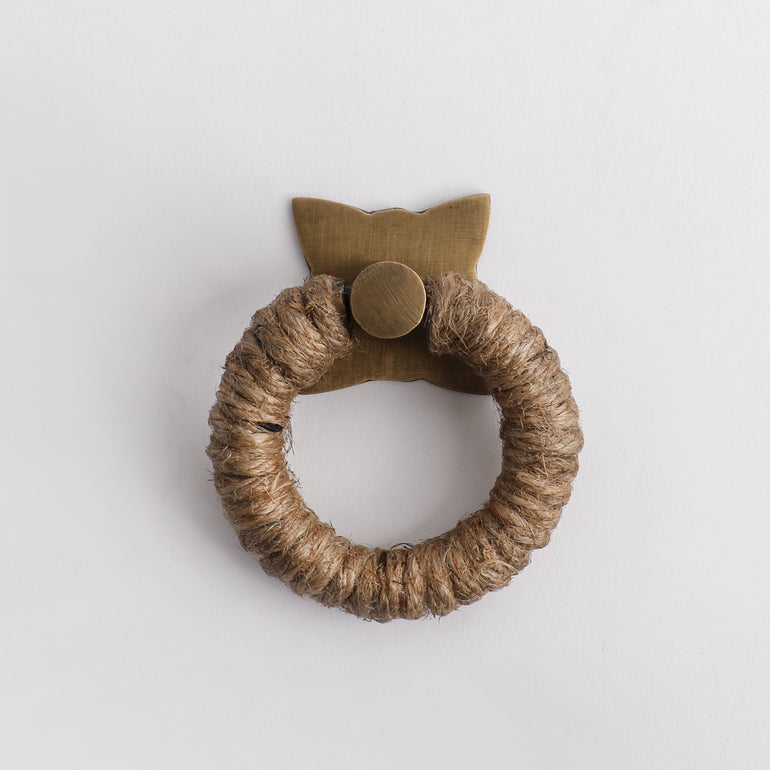 Satin Brass Jute Rope Pull | Hepburn Hardware