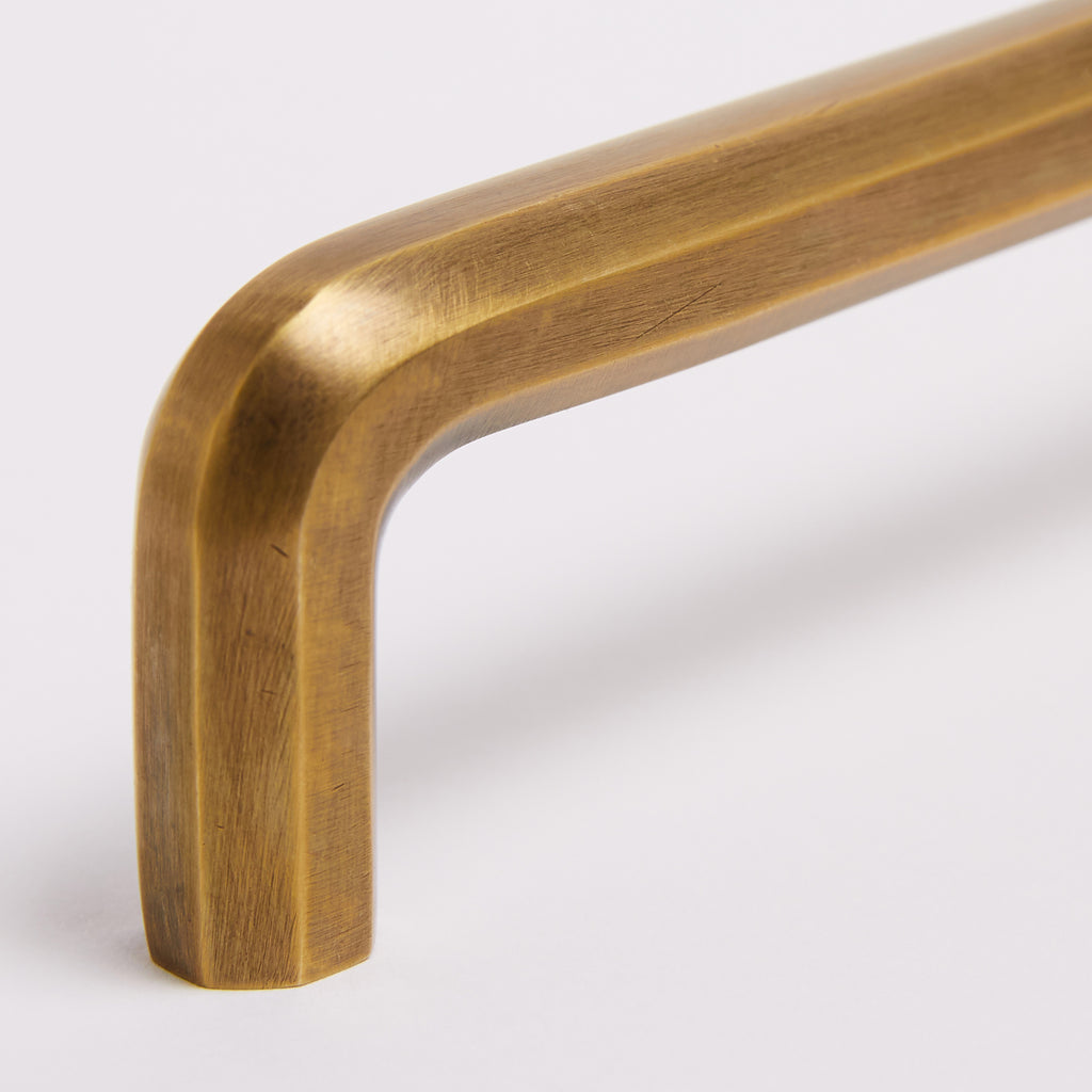 Henley Handle - Acid Washed Brass:Hepburn Hardware
