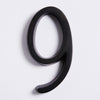 Large House Number - Scorched Black:Hepburn Hardware