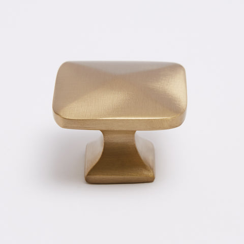 Bronte Knob - Burnished Brass:Burnished Brass:Hepburn Hardware