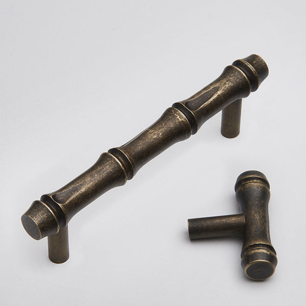 Bamboo T-Bar - Antique Brass:Hepburn Hardware