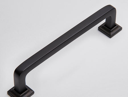Bronte Handle - Blackest Black:110mm:Hepburn Hardware