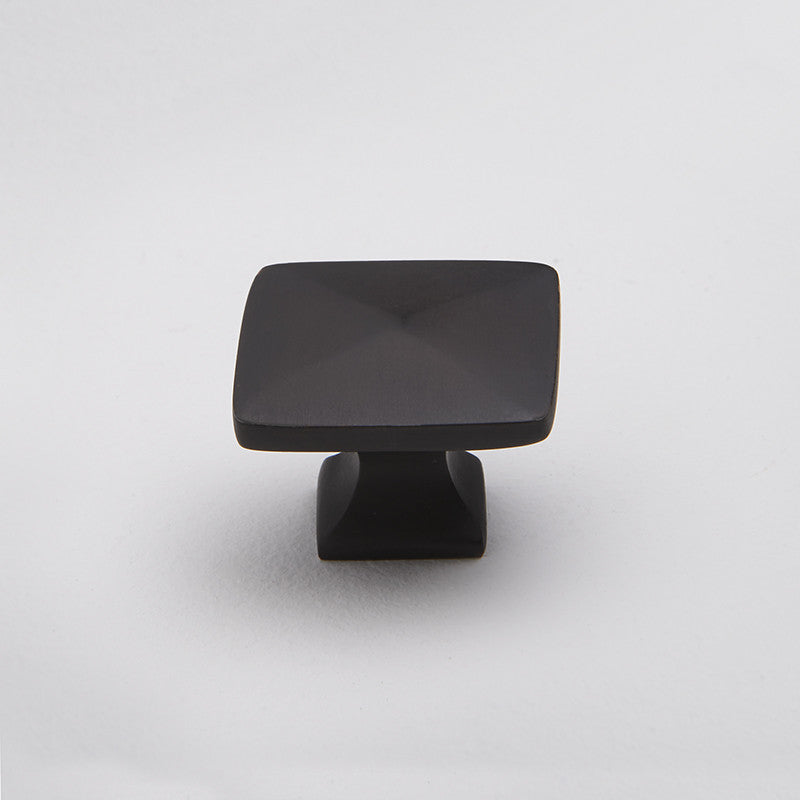 Bronte Knob - Blackest Black:Blackest Black:Hepburn Hardware
