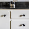 Atticus Knob - Blackest Black:Hepburn Hardware