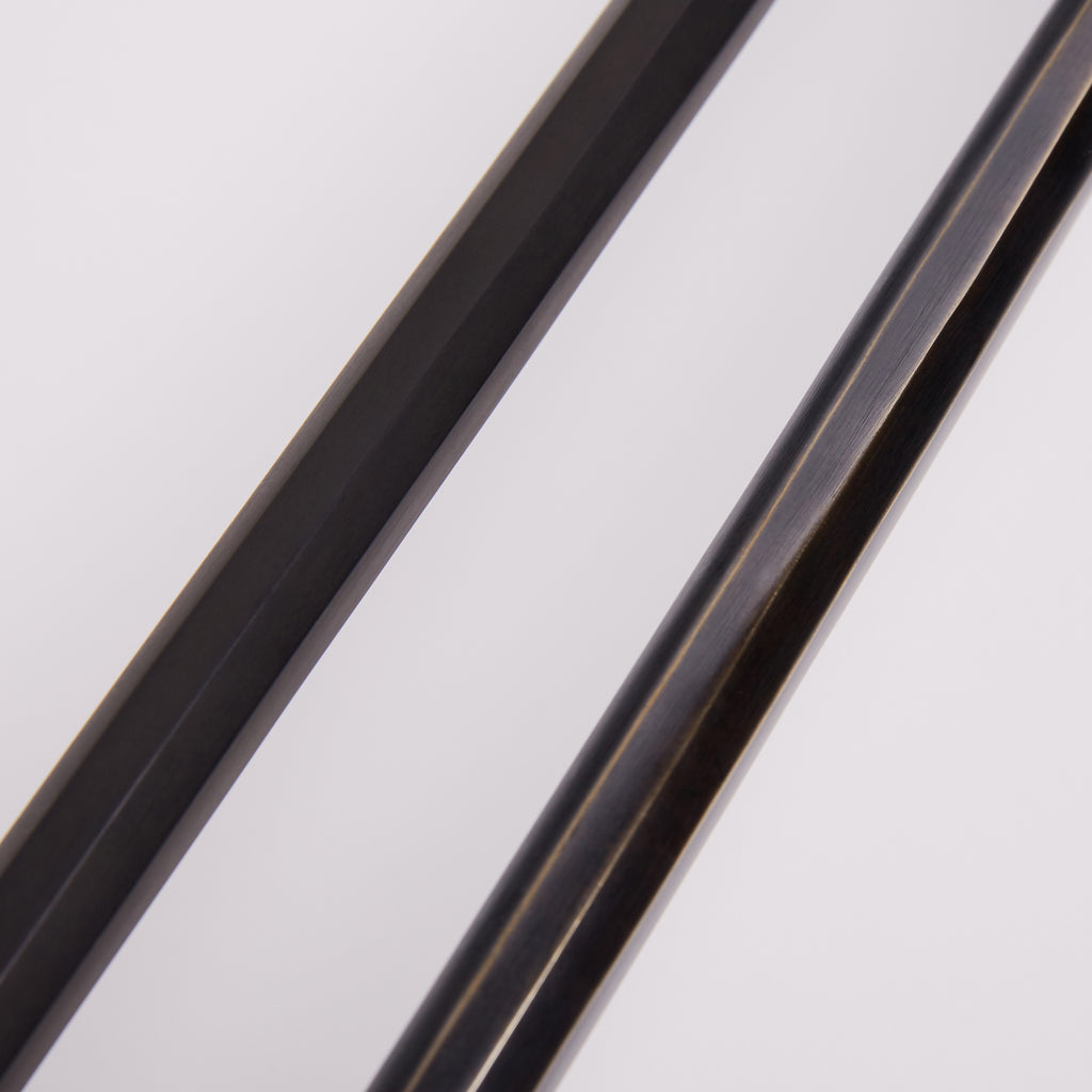 Henley 300mm Rail - Scorched Black:Hepburn Hardware