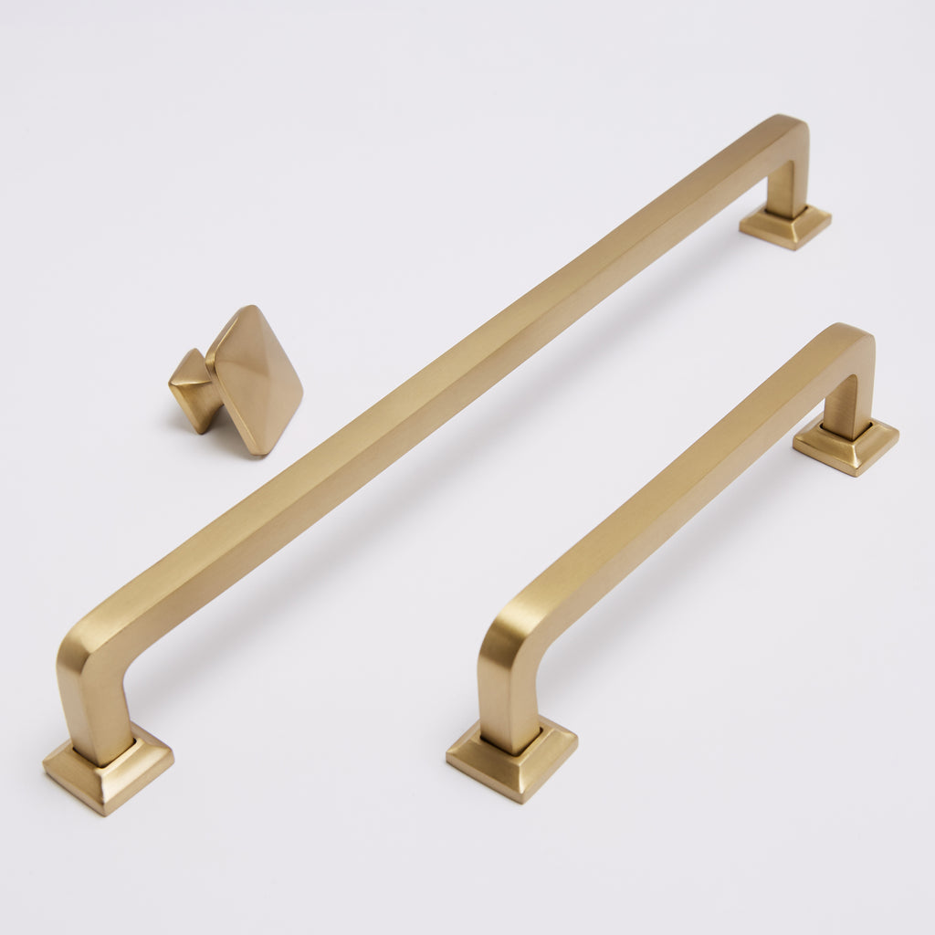 Bronte Knob - Burnished Brass:Hepburn Hardware