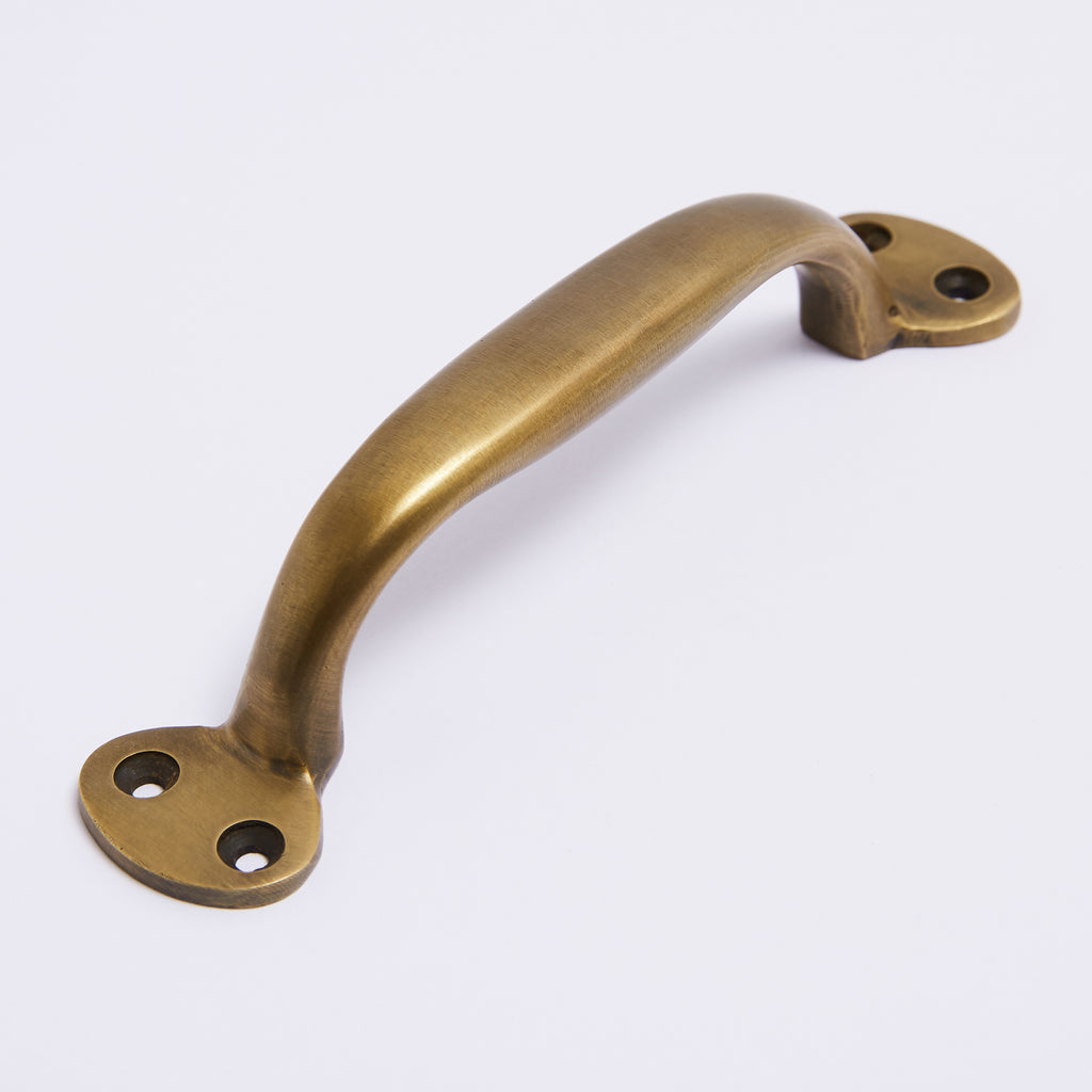Highland Handle - Acid Washed Brass:Hepburn Hardware