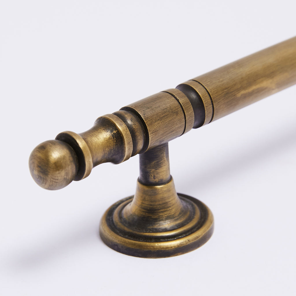 Kew Handle - Acid Washed Brass:Hepburn Hardware