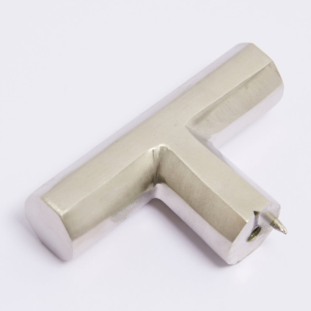 Henley T-Bar - Satin Nickel:Hepburn Hardware