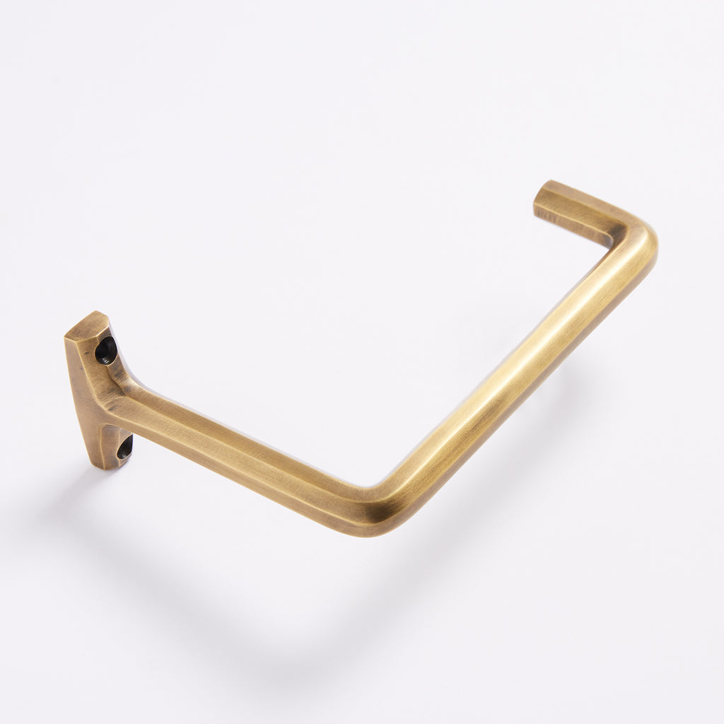 Henley Toilet Roll Holder - Acid Washed Brass:Hepburn Hardware