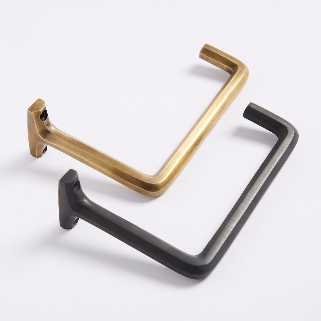 Henley Toilet Roll Holder - Acid Washed Brass:Hepburn Hardware