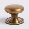 Kew Knob - Acid Washed Brass:Large:Hepburn Hardware