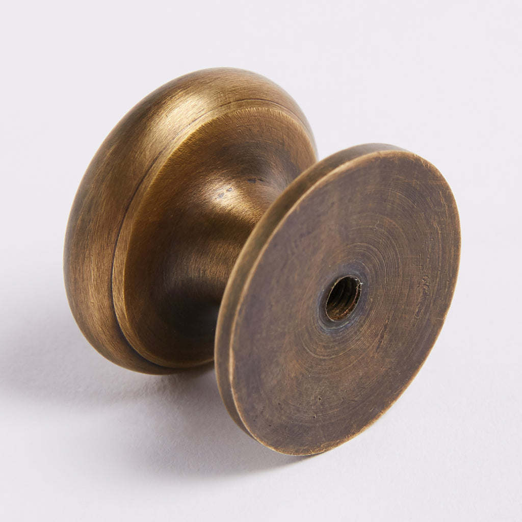 Kew Knob - Acid Washed Brass:Hepburn Hardware