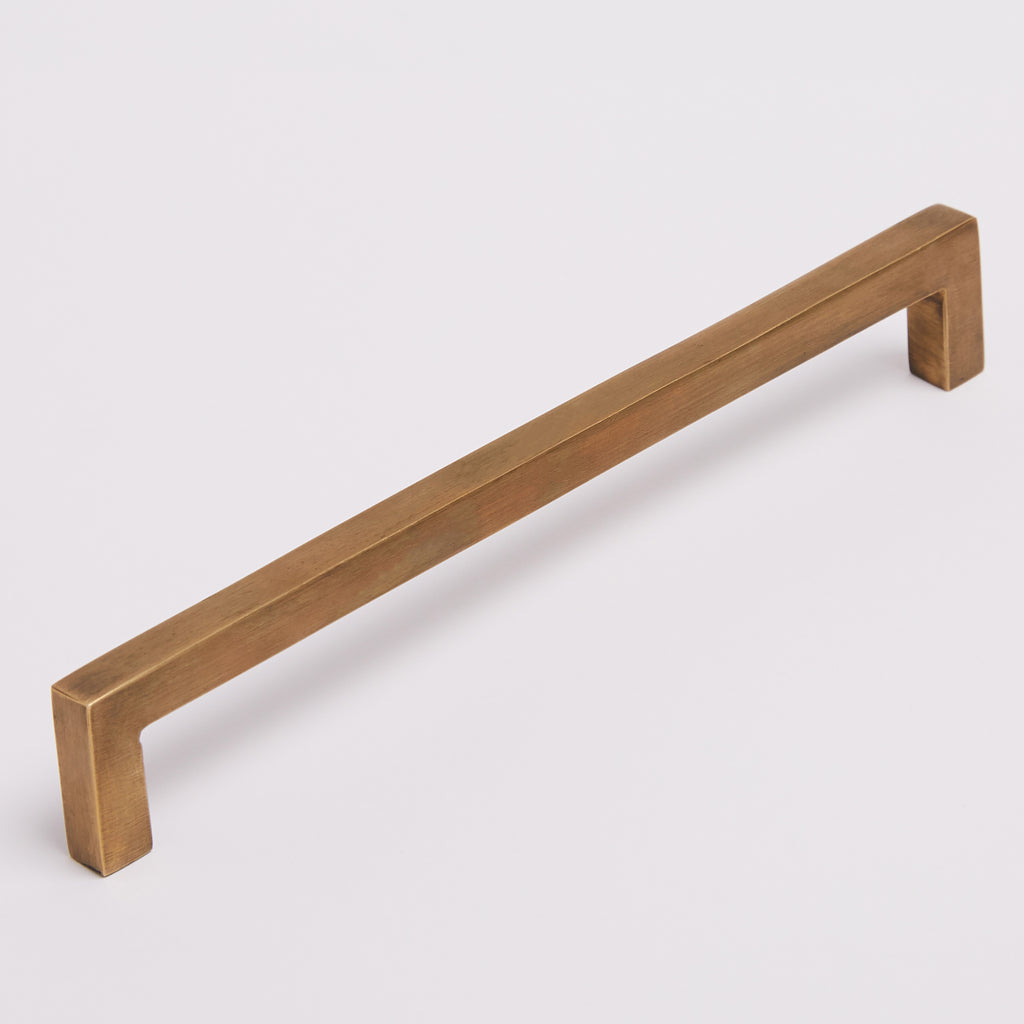 Ascot Handle - Acid Washed Brass:200mm:Hepburn Hardware