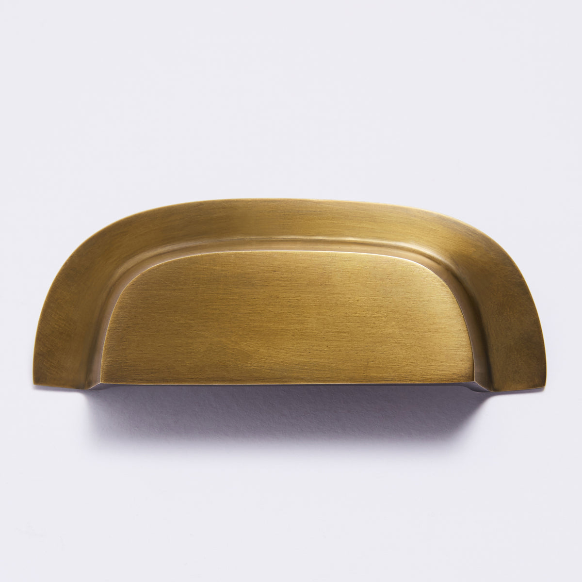 Brass Period Shell Cup Pull Handle