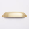 Halifax Hooded Cup Pull - Burnished Brass:Hepburn Hardware