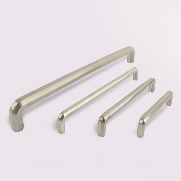 Henley Handle - Satin Nickel:Hepburn Hardware