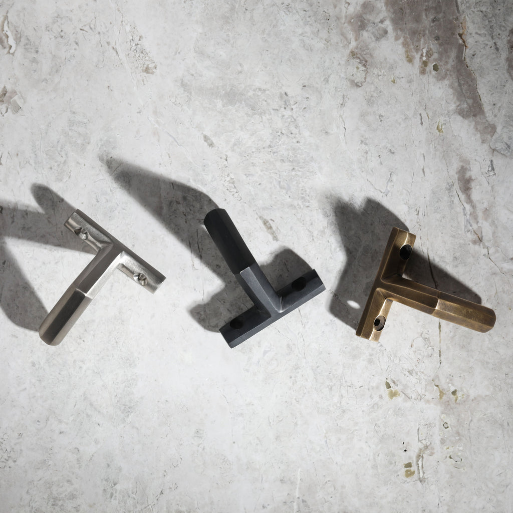 Henley Hook - Satin Nickel:Hepburn Hardware