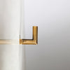 PRE-ORDER Henley Hook - Acid Washed Brass:Hepburn Hardware