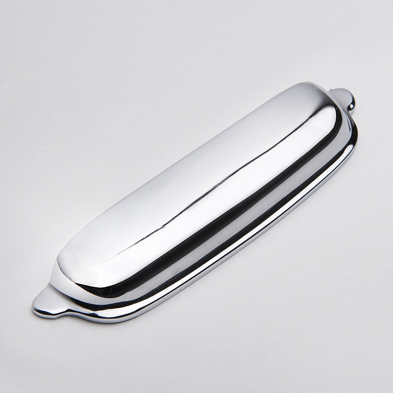Halifax Hooded Cup Pull - Polished Chrome:Polished Chrome:Hepburn Hardware