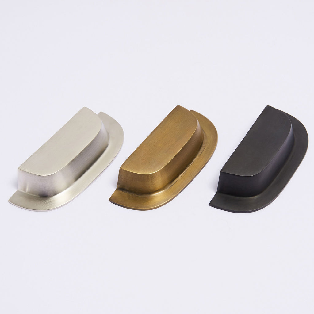 Highland Cup Pull - Satin Nickel:Hepburn Hardware