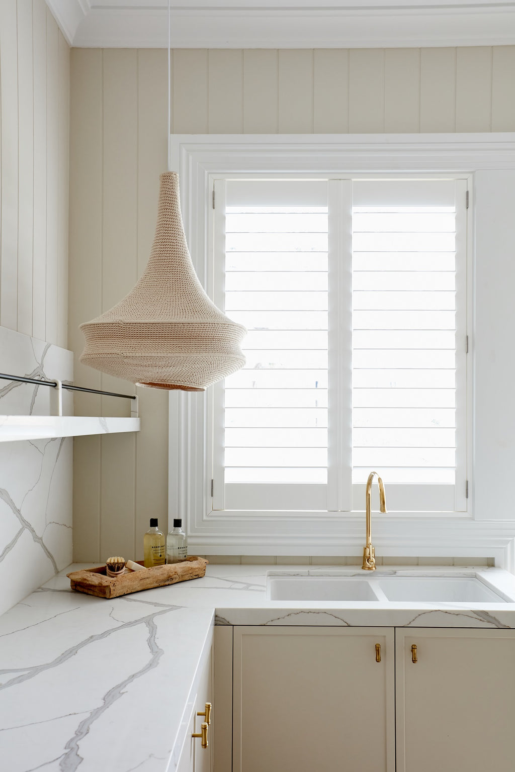 Bamboo T-Bar - Burnished Brass:Hepburn Hardware