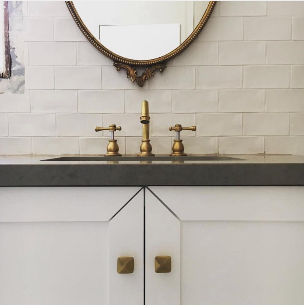 Bronte Knob - Burnished Brass:Hepburn Hardware