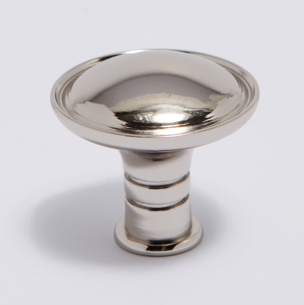 Sydney Knob - Polished Nickel:Polished Nickel:Hepburn Hardware