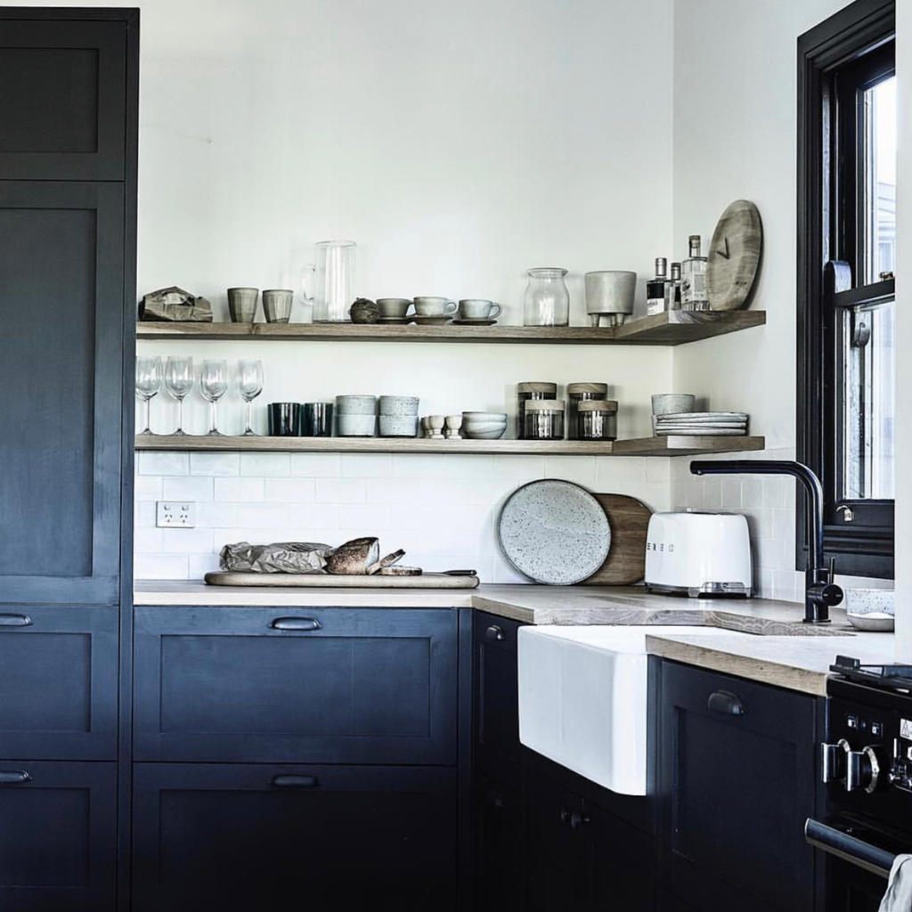 Halifax Hooded Cup Pull - Blackest Black:Hepburn Hardware