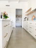Henley Handle - Acid Washed Brass:Hepburn Hardware