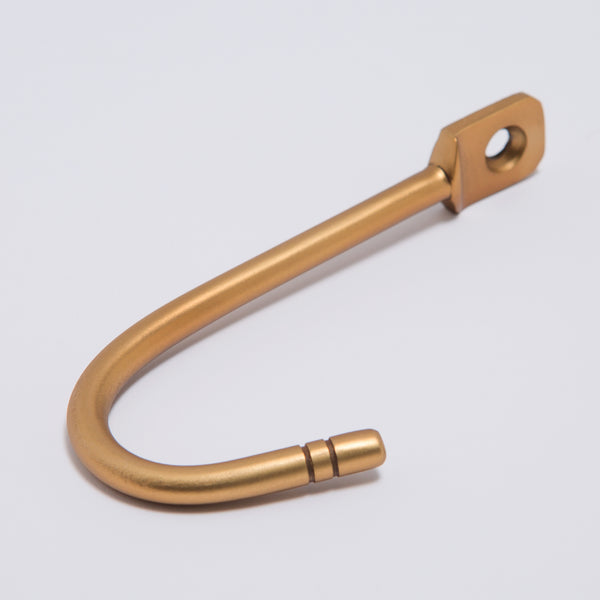 Sydney Hook - Satin Brass:Satin Brass:Hepburn Hardware