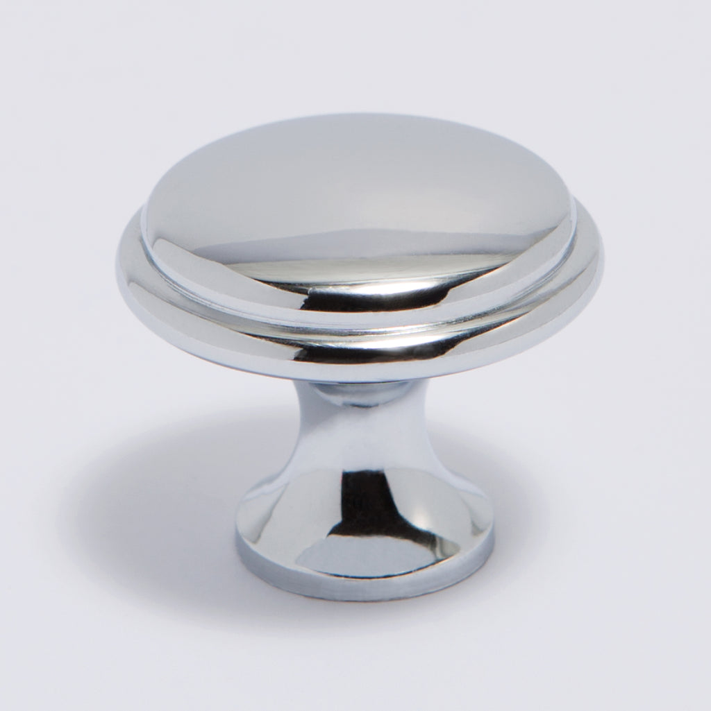 Halifax Knob - Polished Chrome:Polished Chrome:Hepburn Hardware
