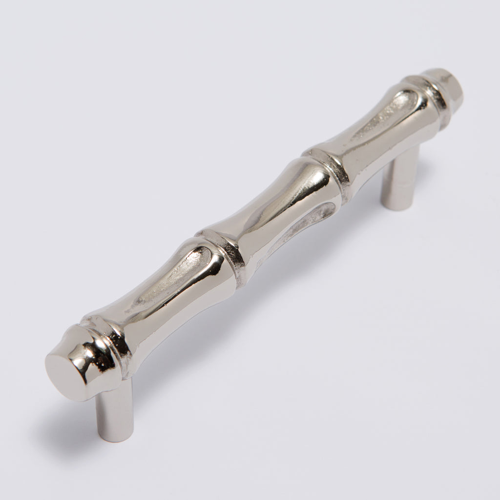 Bamboo Handle - Polished Nickel:Polished Nickel:Hepburn Hardware