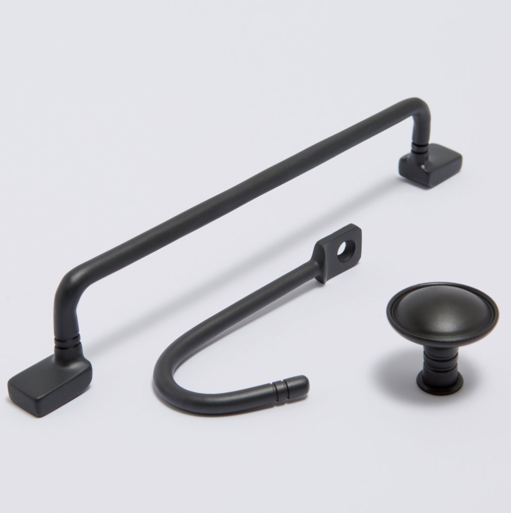 Sydney Knob - Blackest Black:Hepburn Hardware